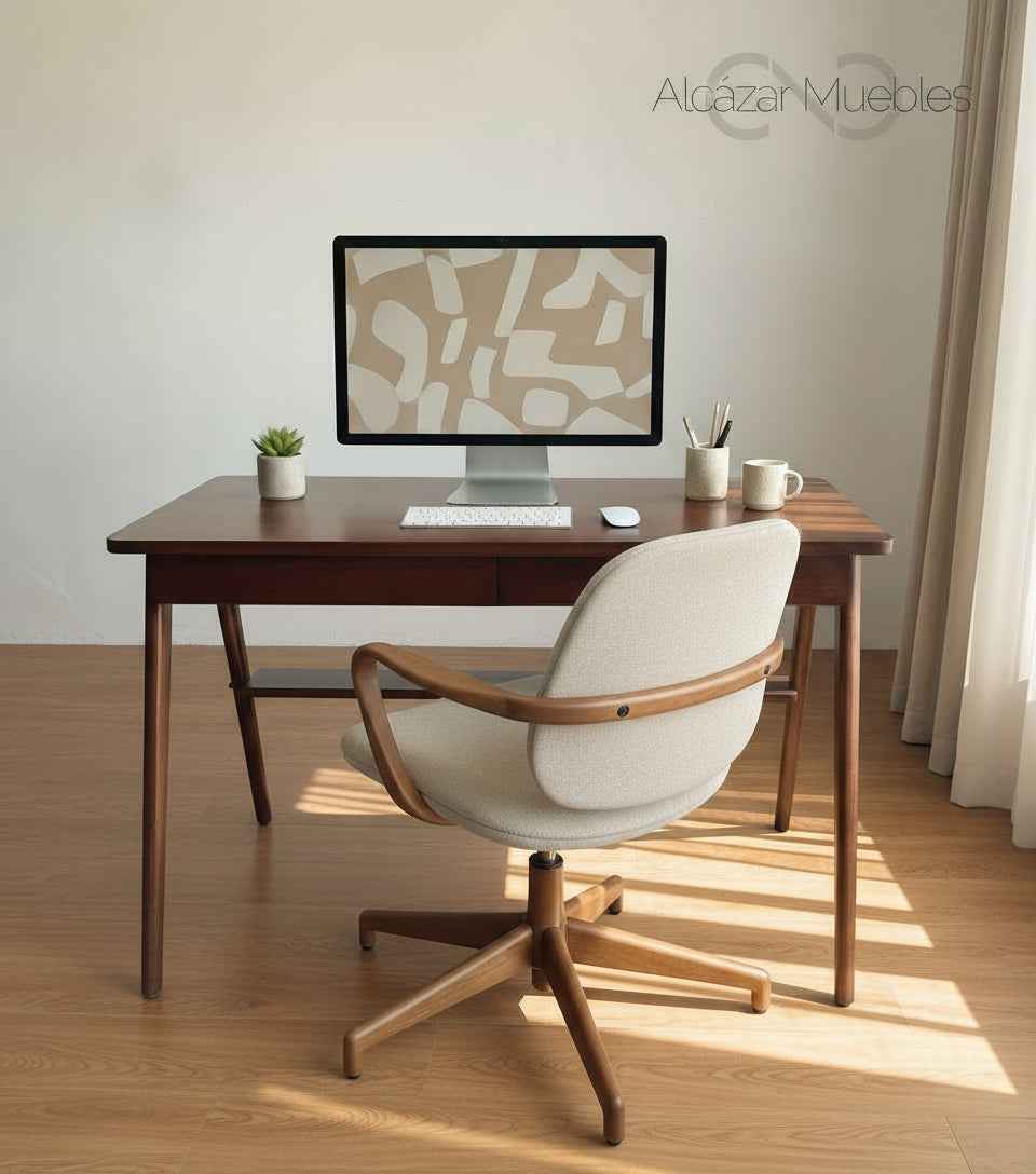 Escritorio Santy Madera Maciza Home Office Premium