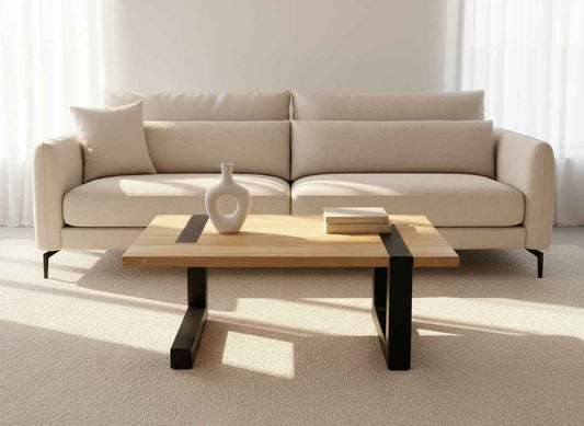 Mesa de centro modelo Doyers industrial