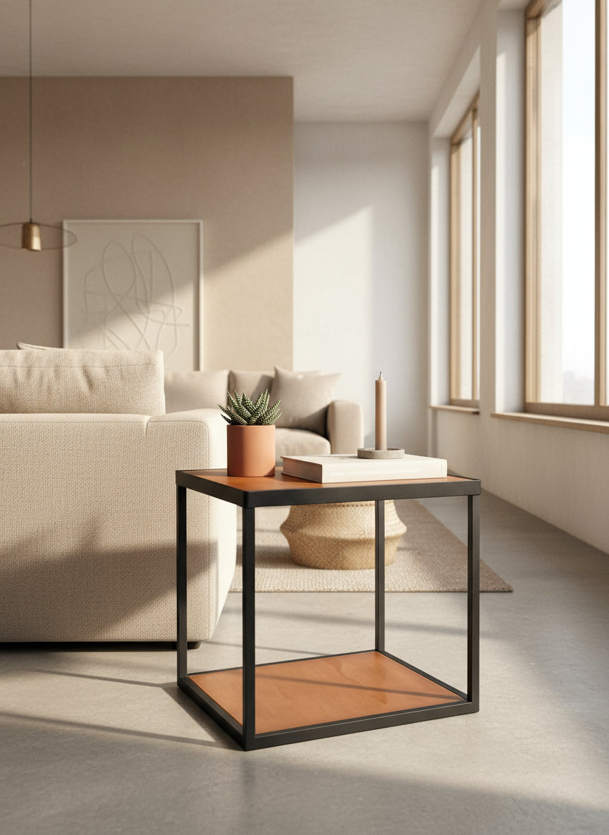 Mesa Lateral Deos Roble Claro alcazarmuebles.com