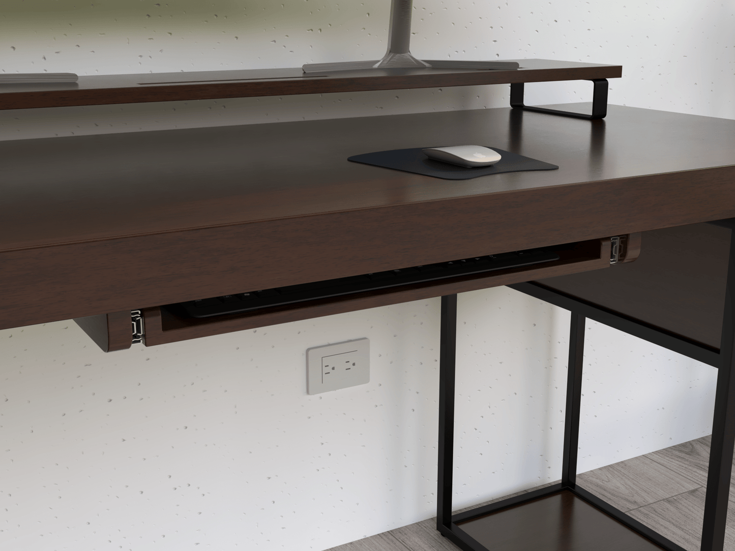 Bandeja para teclado de computadora Escritorios Alcazarmuebles.com