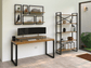 Escritorio Home Office 150 cm 2 soportes sin cajones minimalista