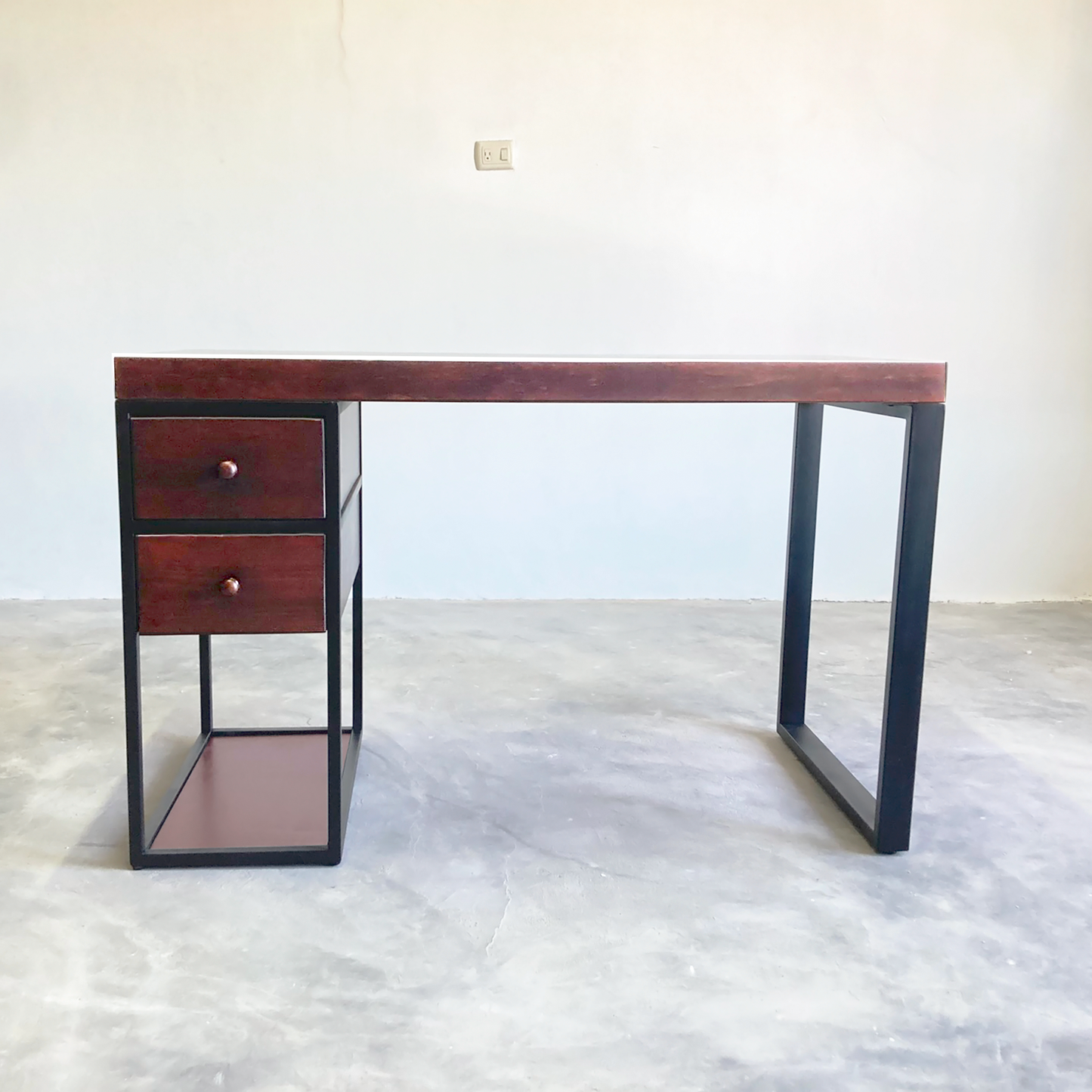 Escritorio Home Office 120 cm 2 Cajones del mismo lado Alcazarmuebles.com