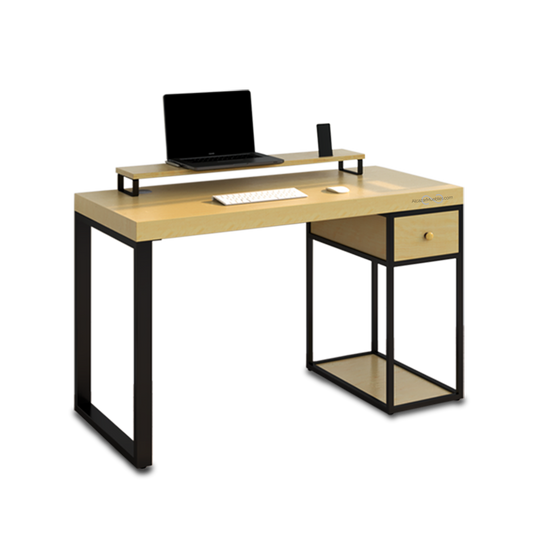 Escritorio Home Office 120 cm 1 Caj贸n, Madera S贸lida 100%. Alcazarmuebles.com