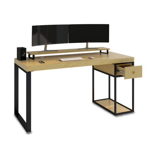 Escritorio Home Office 150 cm 1 cajon Alcazarmuebles.com