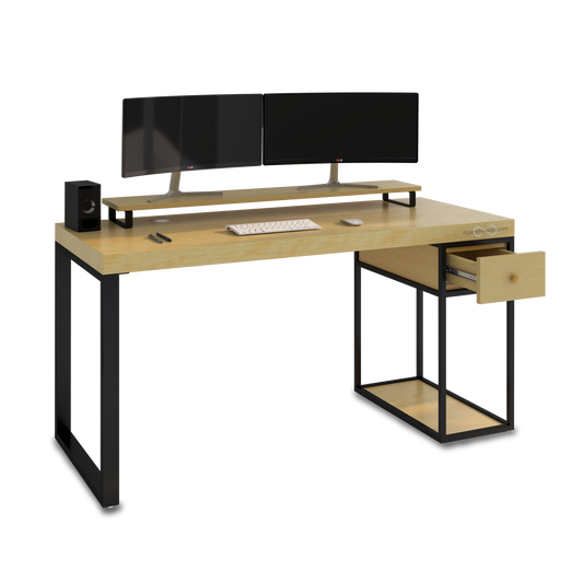 Escritorio Home Office 150 cm 1 cajon