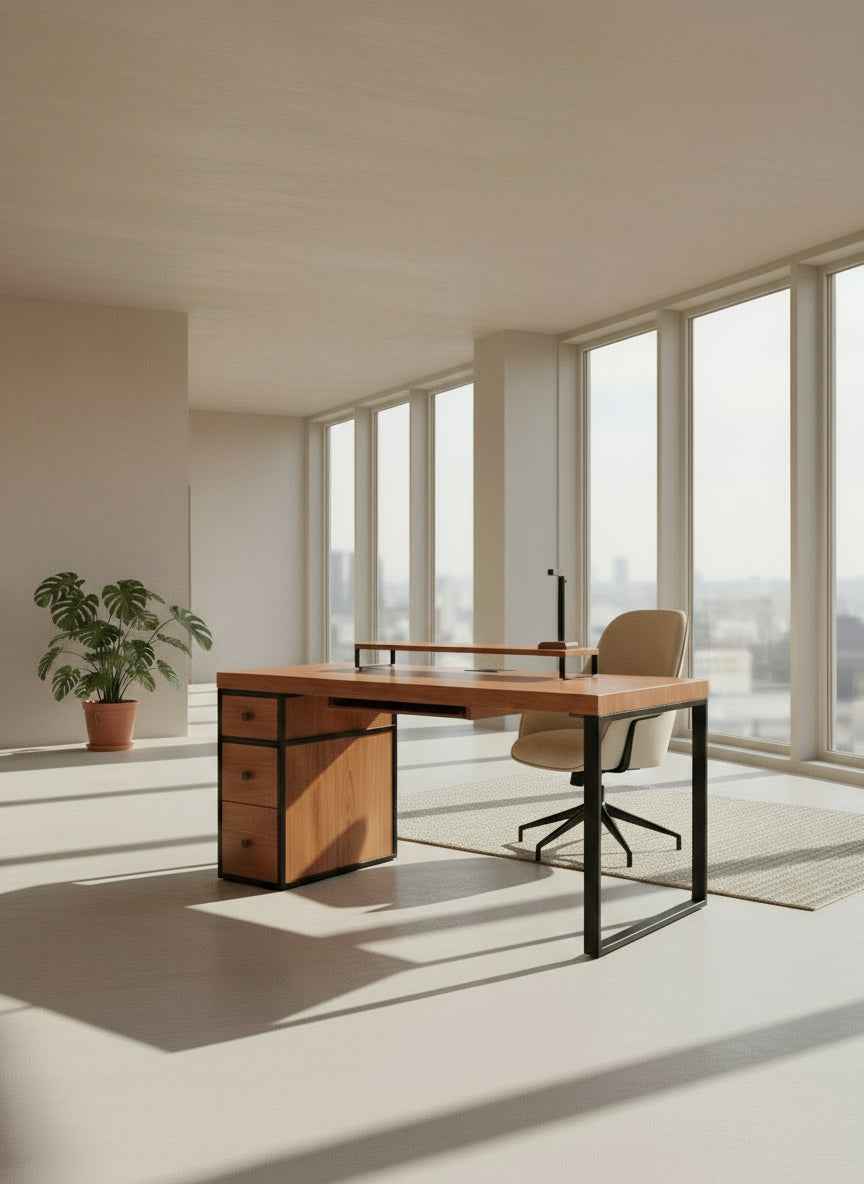 Escritorio Home Office 150 cm 3 cajones