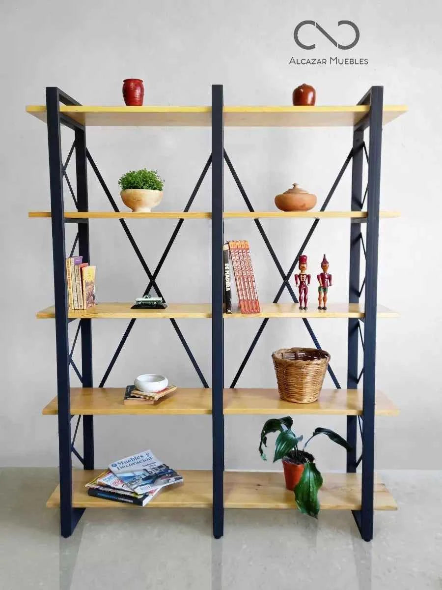 Librero industrial Madera y Metal modelo Celta 150