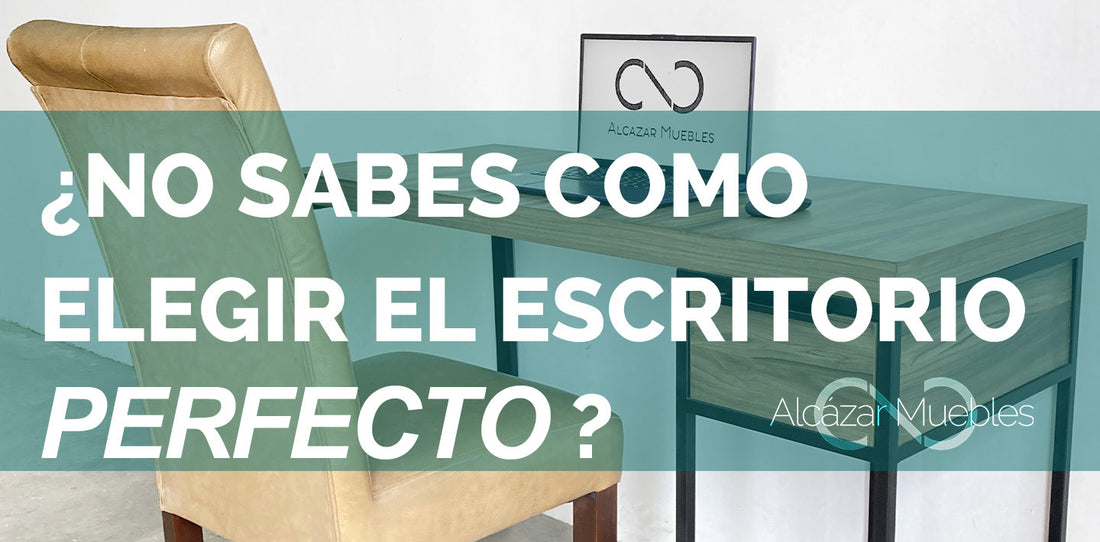 ¿Cómo eligir el escritorio perfecto? Escritorio sencillo, Escritorio de madera
