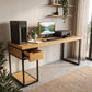Escritorio de Madera y Acero Home Office 180 Configurable de 0 a 6 Cajones
