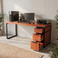 Escritorio de Madera y Acero Home Office 180 Configurable de 0 a 6 Cajones