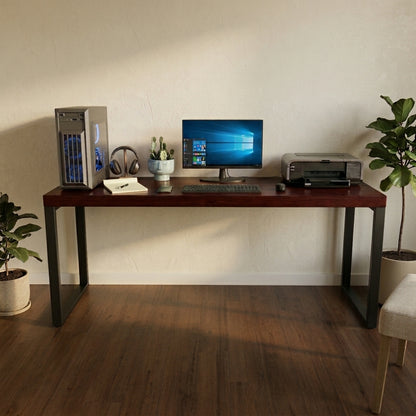 Escritorio de Madera y Acero Home Office 180 Configurable de 0 a 6 Cajones