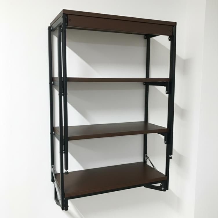 Librero-Escritorio Metal Plegable Estilo Industrial