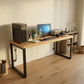 Escritorio de Madera y Acero Home Office 180 Configurable de 0 a 6 Cajones