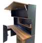 Escritorio Ejecutivo en U con gabinete Alcázar 2.2 x 1.6 x 1.5 mts Escritorio de melamina AlcazarMuebles.com