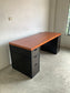 Escritorio Home Office 180 cm. 6 Cajones Madera y Metal Alcazarmuebles.com