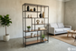 Librero Mod. Roga Industrial Madera de Parota 190x120x33cm