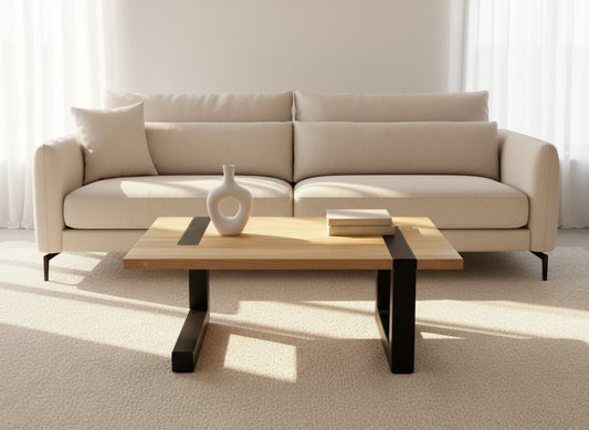 Mesa de centro modelo Doyers industrial alcazarmuebles.com