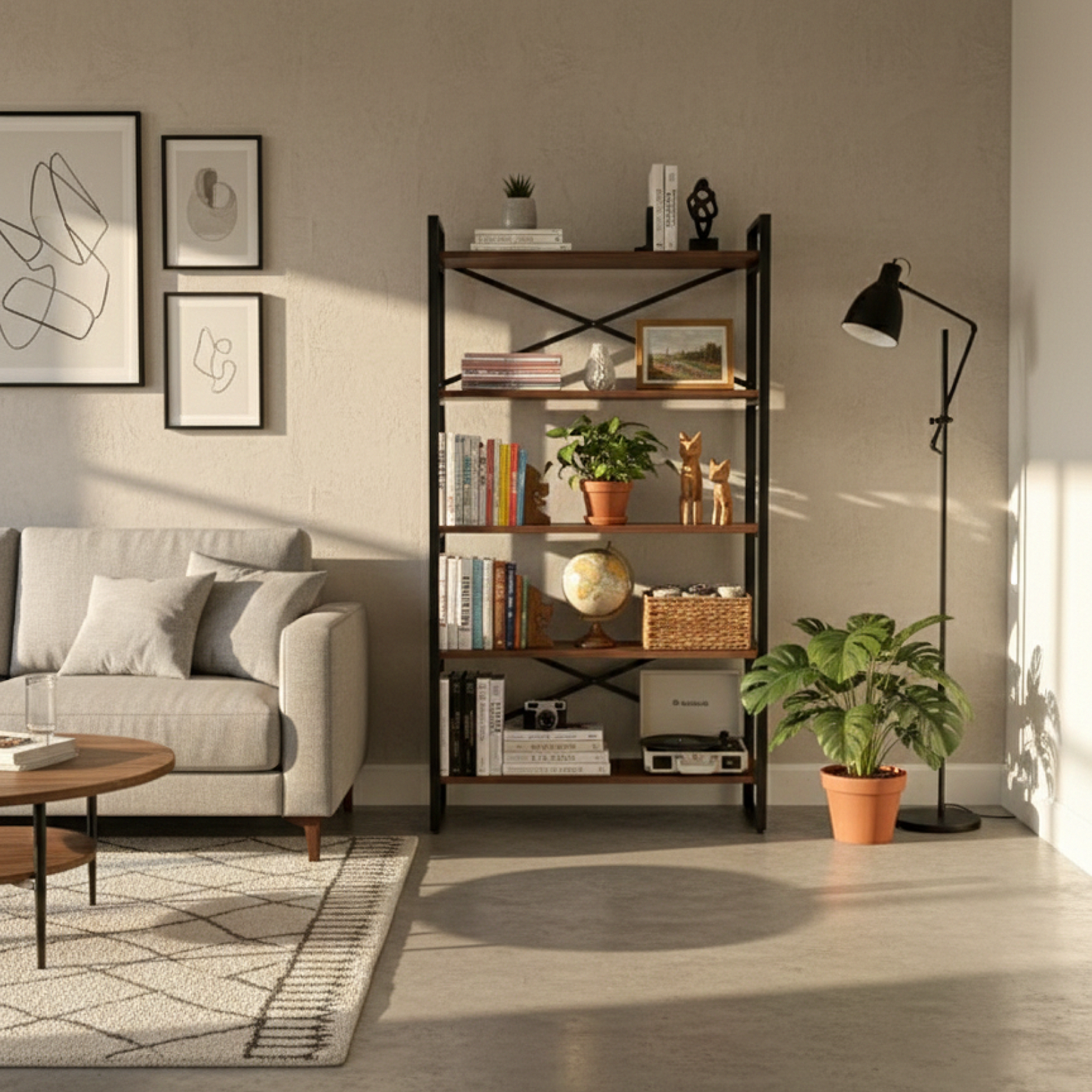 Librero industrial metal modelo Fily