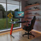 Escritorio Gamer con Luces LED 1.2 x .6 x .75 mts ¡3 Colores!