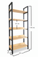 Medidas librero Bergen 80 industrial madera pino