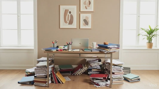 Combo Home Office Premium: Escritorio Santy + Librero (Norland o Troms) – Madera Maciza