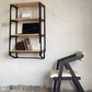 Librero-Escritorio Metal Plegable Estilo Industrial alcazarmuebles.com