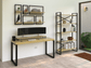Escritorio Home Office 150 cm 2 soportes sin cajones minimalista