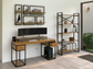 Escritorio Home Office 150 cm 2 cajones estilo Industrial 100% madera Alcazarmuebles.com