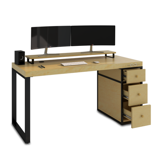 Escritorio Home Office 150 cm 3 cajones Homeoffice Alcazarmuebles.com