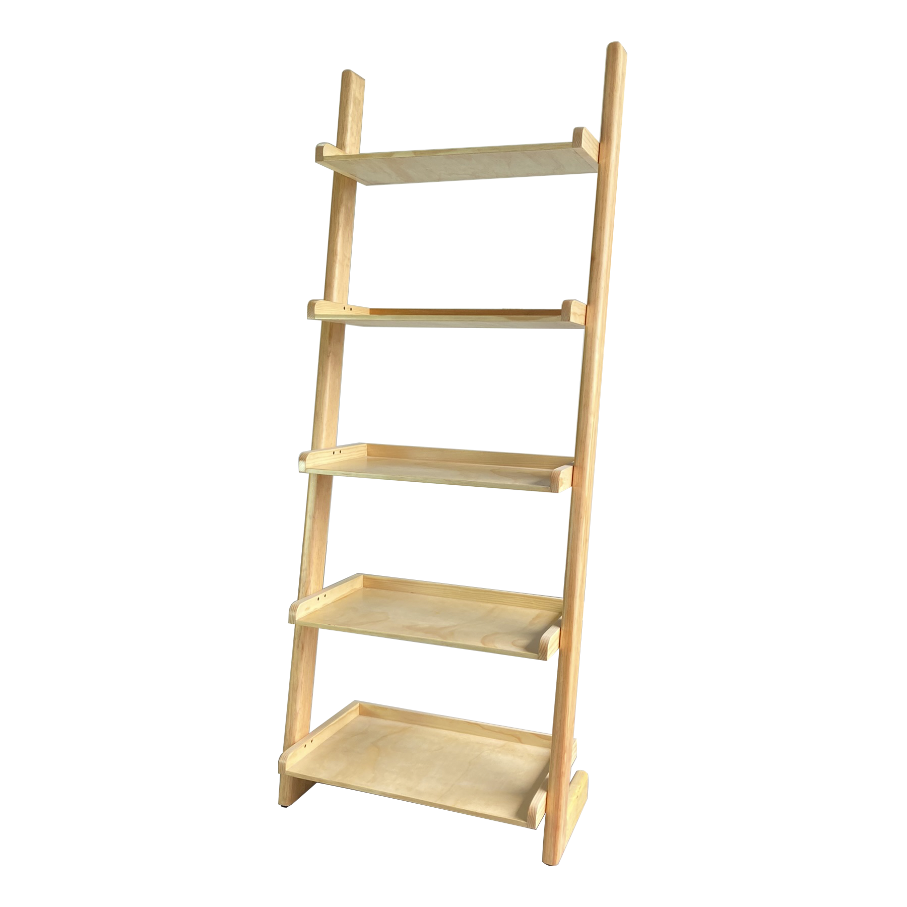 Librero madera minimalista modelo troms Roble alcazarmuebles.com